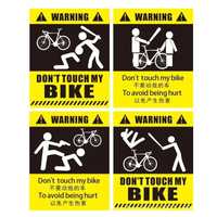 Naklejka rowerowa ostrzegawcza