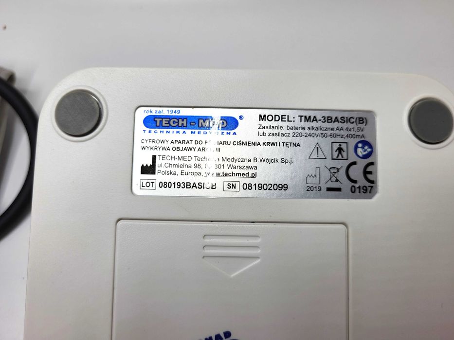 Ciśnieniomierz tech-med tma-3 basic elektroniczny naramienny