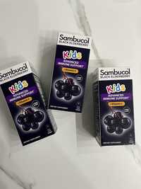 Sambucol, Самбукол,сироп чорної бузини, для дітей, в наявності