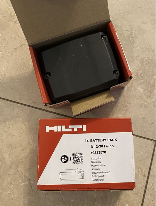NOWA bateria / akumulator HILTI B12-30 (2,6Ah) - stan fabryczny