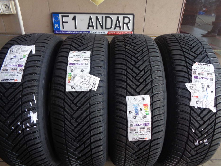 225/60R17 HANKOOK Kinergy 4S2 , Nowe Opony Całoroczne , ANDAR Poleca