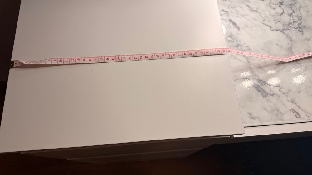 TOALETKA kosmetyczna BIAŁA z lustrem 12 LED