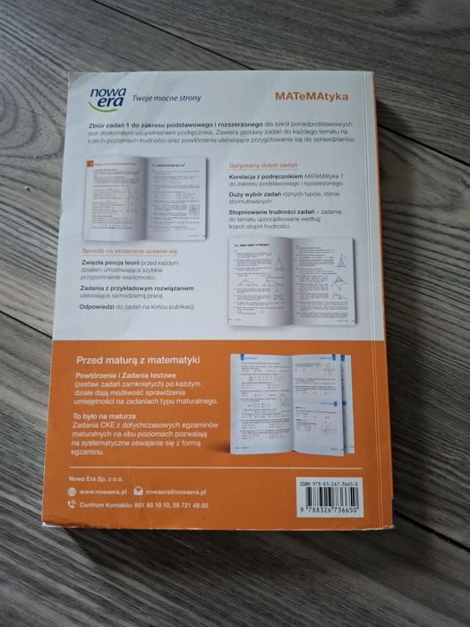 Zbiór zadań z matematyki kl.1 liceum I technikum