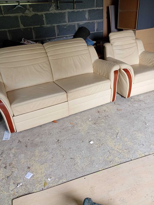 kanapa +fotel eco skóra