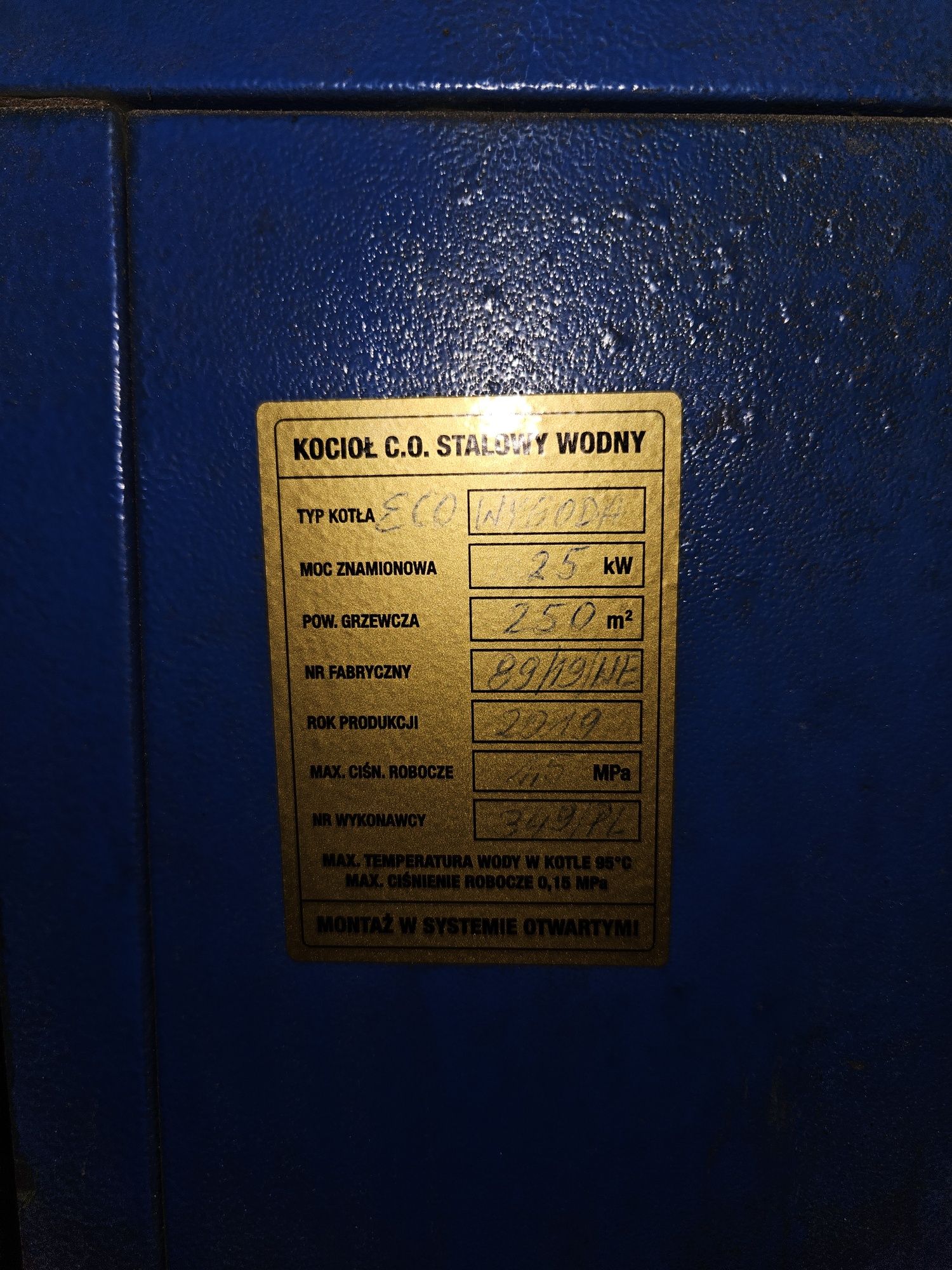 Piec Eco Wygoda piec C.O. 25KW