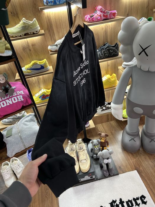 Кофта На Замку ACNE STUDIOS “Stockholm 1996” Black Faded