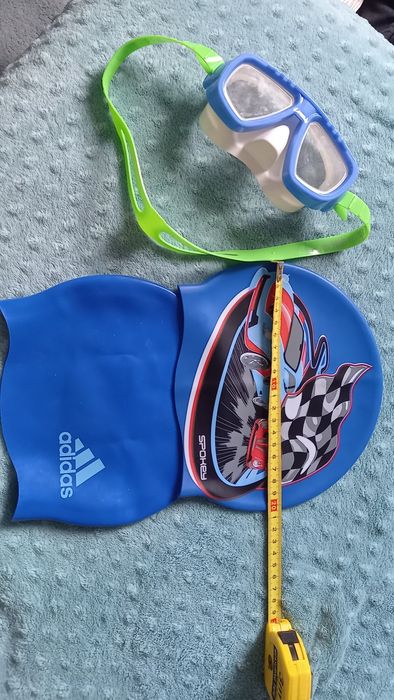 Czapeczki do pływania +okulary NOWE