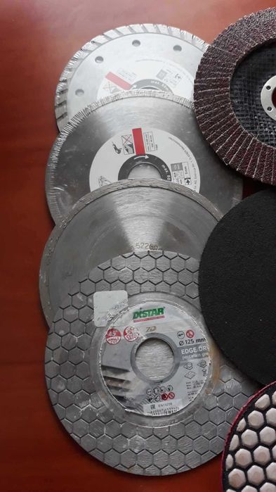 Tarcze do metalu, diamentowe, do szlifierki 125 mm