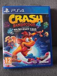 Sprzedam grę Crash Bandicoot 4 Najwyższy Czas PL PS4 Ps5