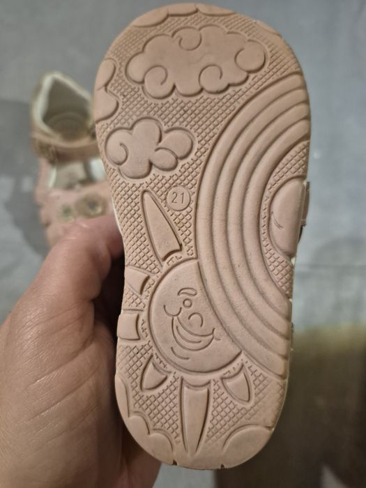 Skórzane sandały na rzepy, Lasocki Kids, r.21