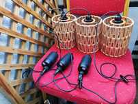 Lampa Rattanowa Boho Lampka wisząca sufitowa wiklinowa z wikliny
