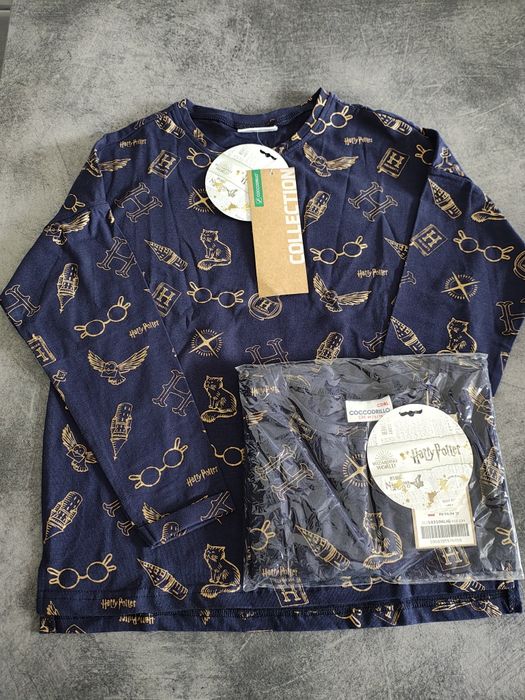 Bluzki dla bliźniaczek 134 Harry Potter