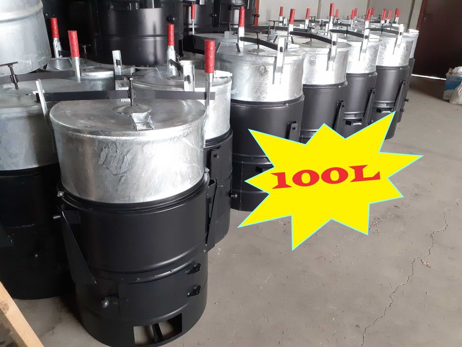 Parnik węglowy 100L ocynkowany // DOWSTAWA GRATIS //