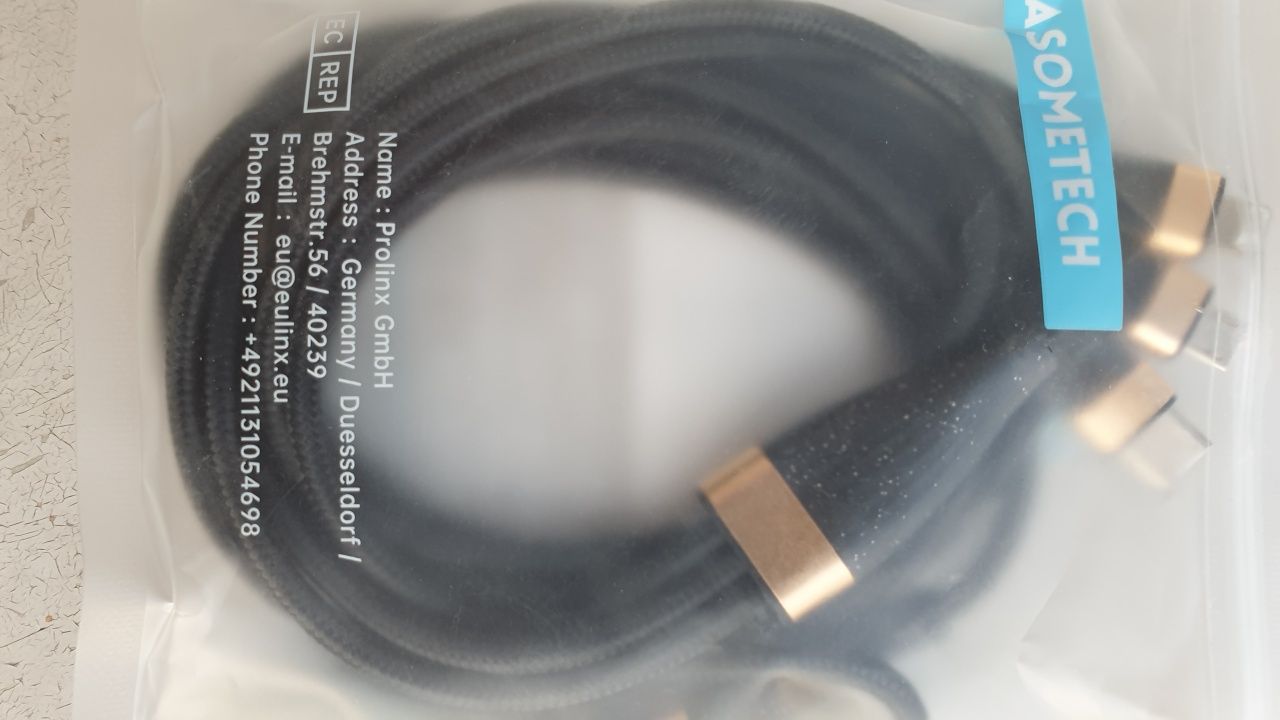 Kabel micro usb typ C 3w1