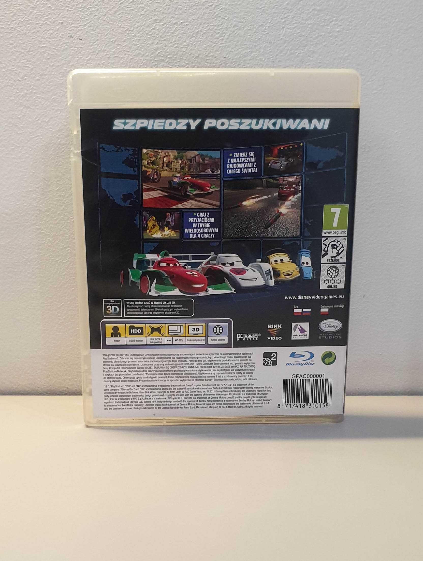 GRA Disney Auta 2 Cars 2 PS3 Gra po POLSKU wydanie PL