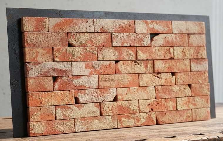 Stara Cegła Lico Loft Płytki Dekoracyjne z Cegły Ciętej Oryginalna