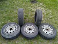 Ducato Jumper opony 195/70R15C wielosezonowe x2 dodatkowo koła x3