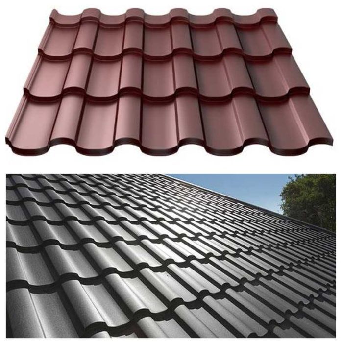 Металочерепиця (Фінська) Металопрофіль профнастил RUUKKI.  Рууккі