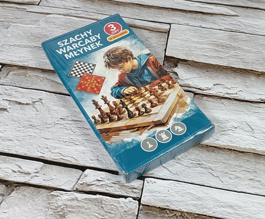 Gry planszowe szachy warcaby młynek