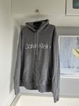 Szara bluza meska Calvin Klein z kapturem dlugi rekaw XL