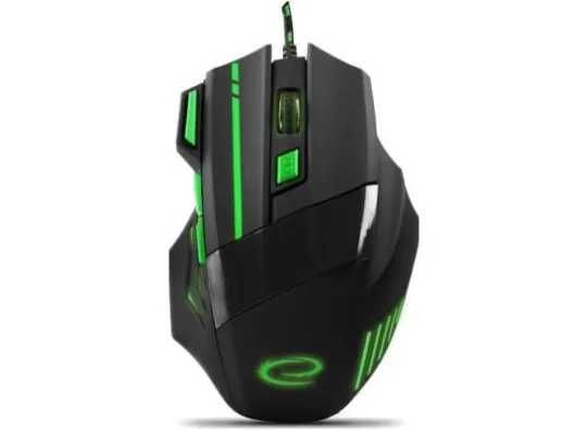 Мышь игровая Esperanza MX201 Wolf green проводная