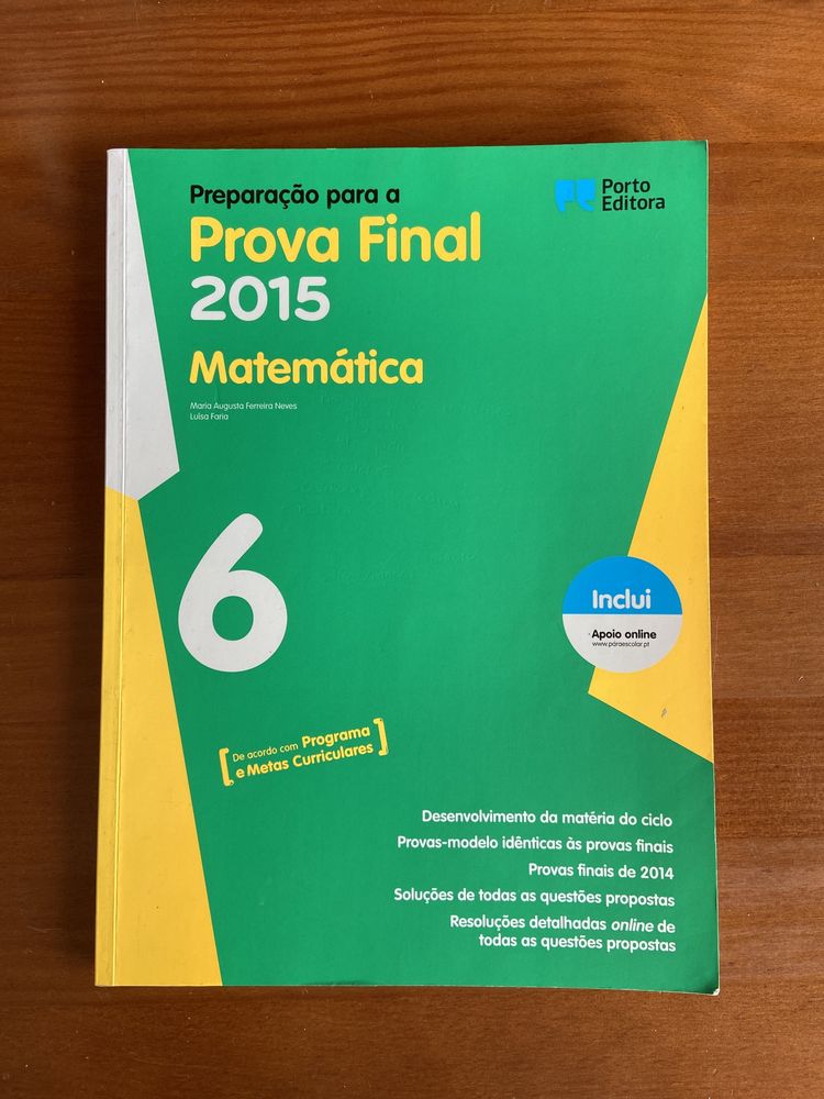 Manual de Prova Final 6.ºano