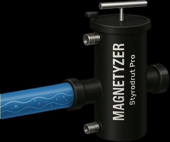 Magnetyzer Filtr Magnetyczny Styrodrut PRO55 3/4 duży 55 cm x 11.5 cm