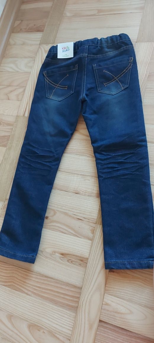 Nowe spodnie jeansowe nowe 116