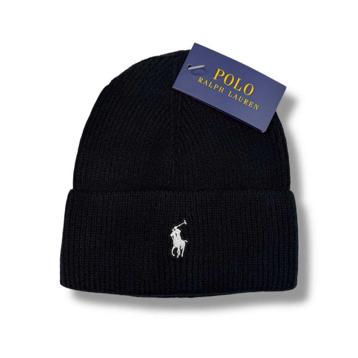 Шапка Polo Ralph Lauren , Шапка Поло чорна, сіра, бежева