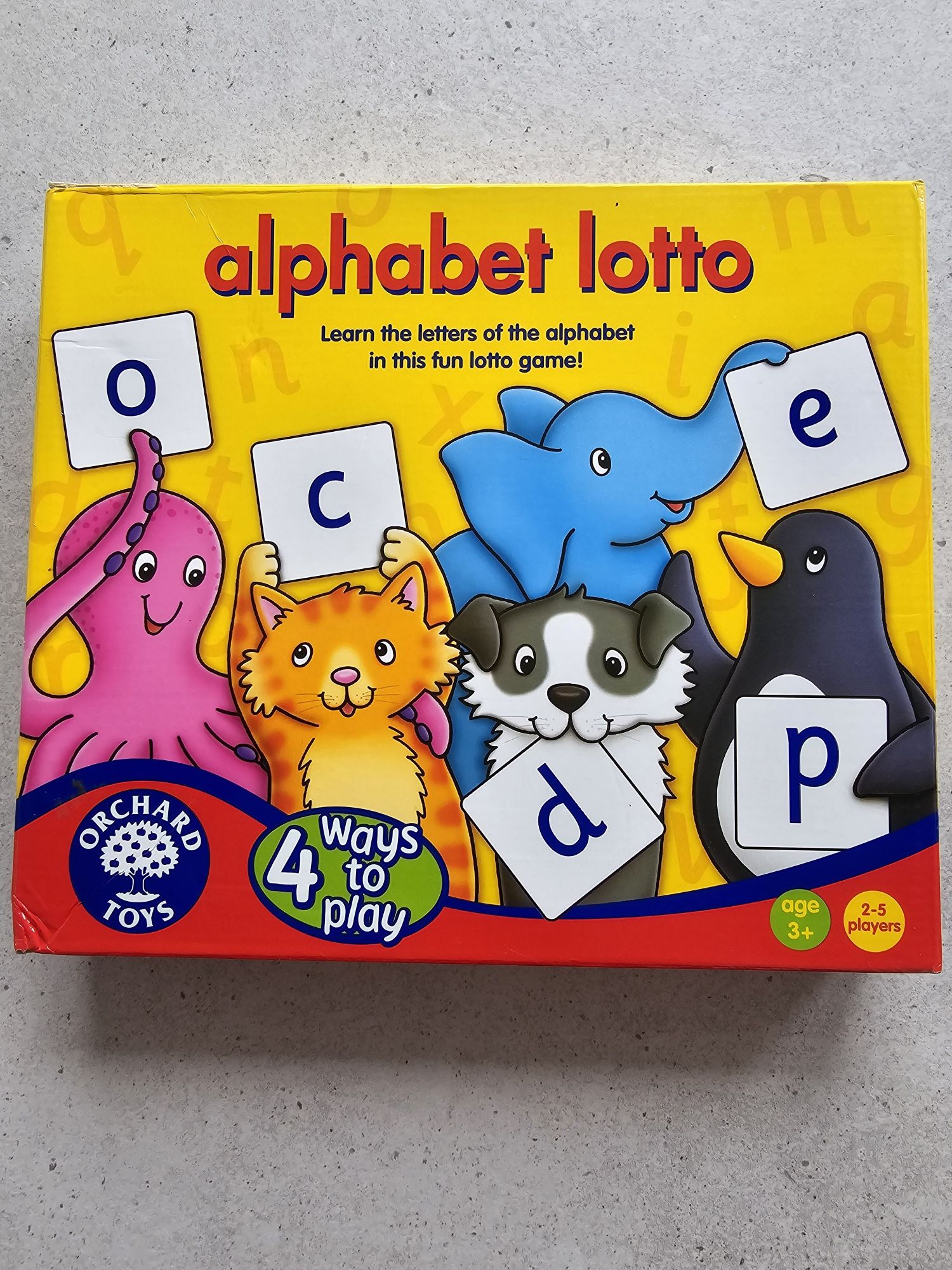 Alphabet lotto Alfabet lotto - gra po angielsku Orchard Toys