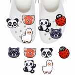 Przypinki do Crocs, zwierzaki, do butów, telefonu, torby zestaw 6 szt