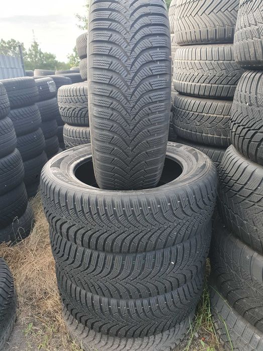 A02# Opony uzywane zimowe 195/60/16" Hankook