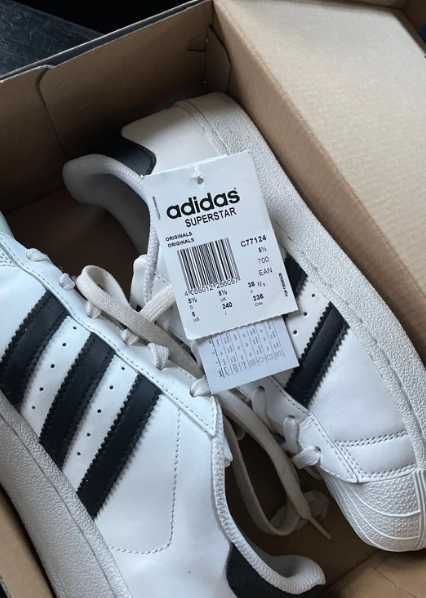 adidas Superstar Black White Eu 38