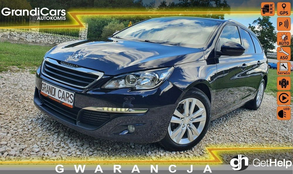 Peugeot 308 1.6 HDI 120KM # NAVI # Parktronic # Panorama # LED # Serwis do Końca !