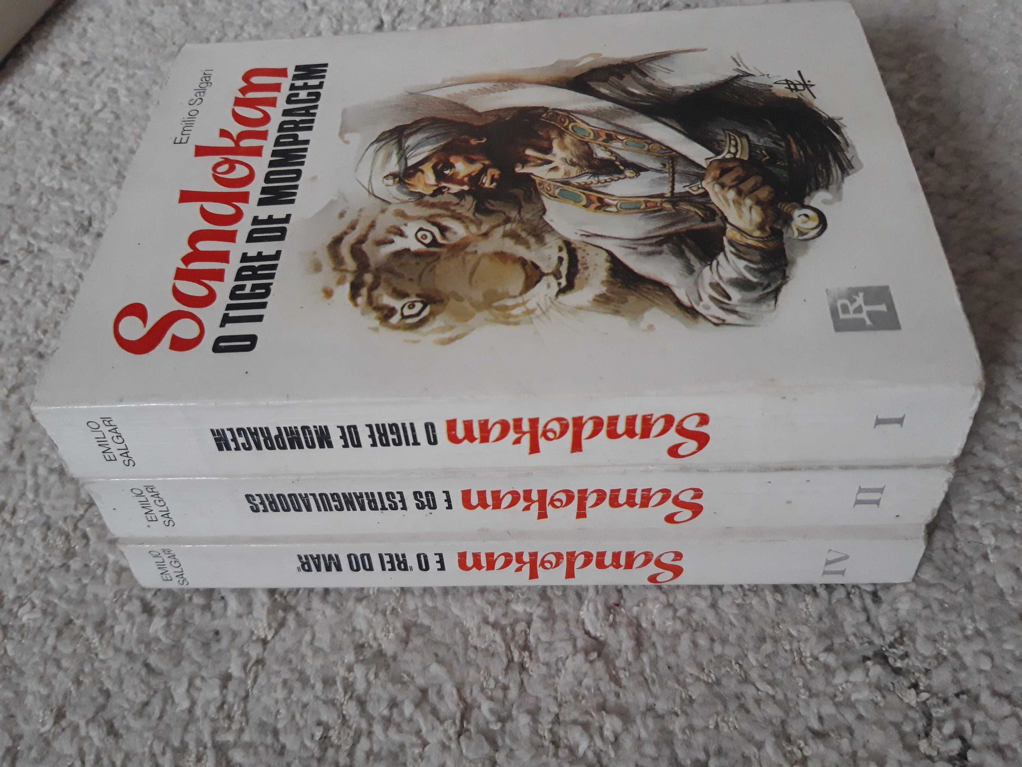 Livros Sandokan - Emilio Salgari