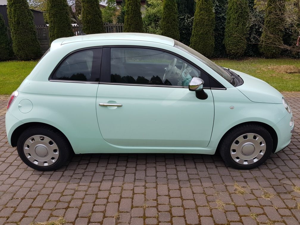 Fiat 500 1.2 zielony 2015