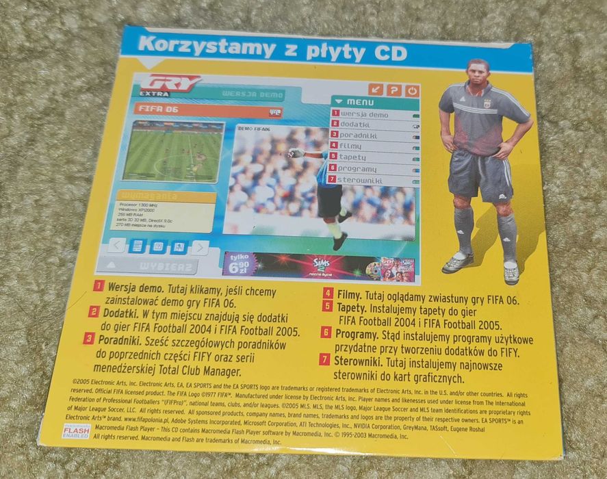 Zestaw Dodatków Do Fifa Football 2004 /2005 / PC / BDB - /
