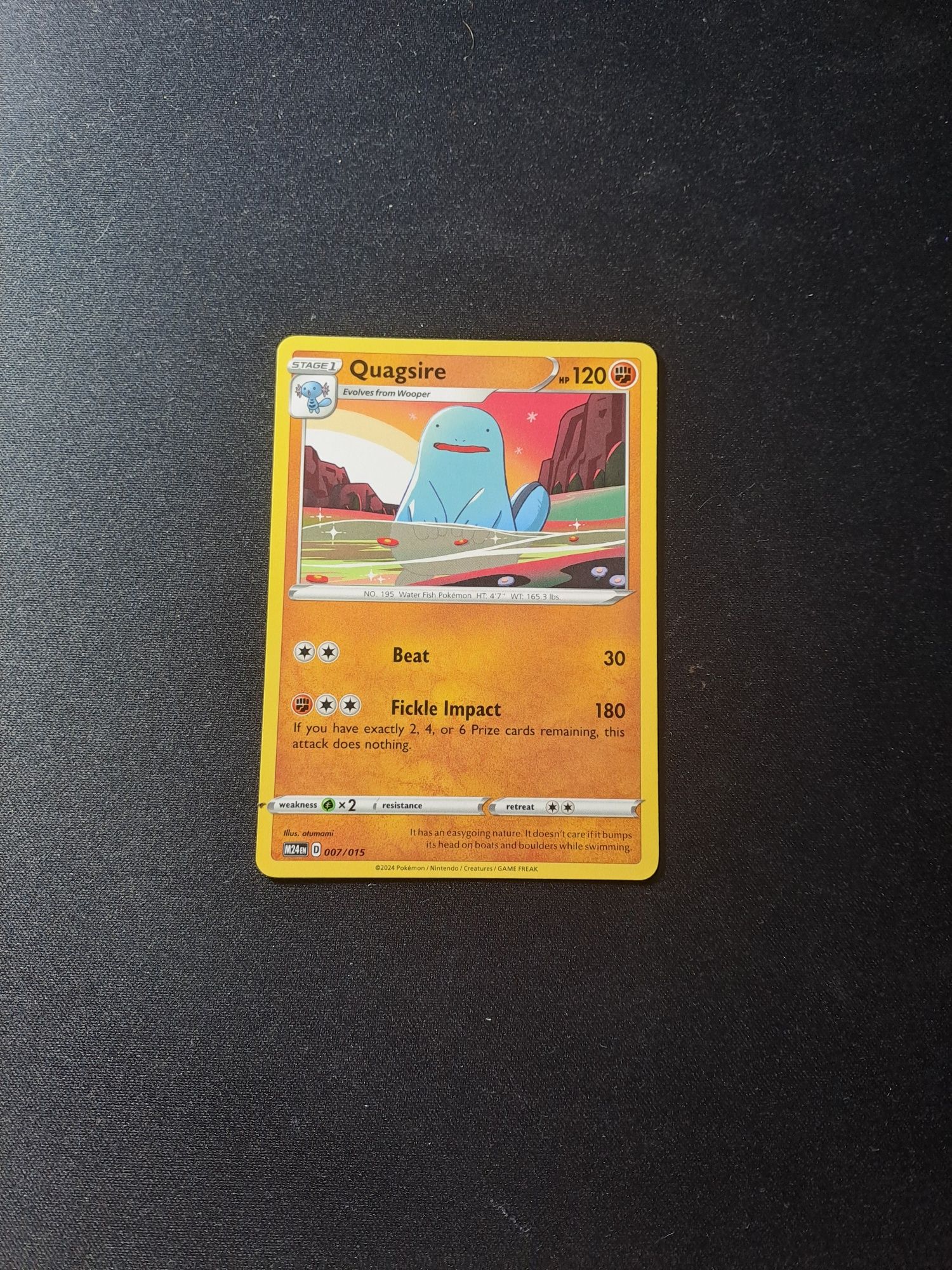 Quagsire McDonalds 2024