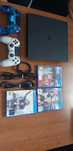 Vendo PlayStation 4 com 2 comandos e 3 jogos