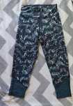 Legginsy zielone 3/4 BERSHKA z siateczką XS