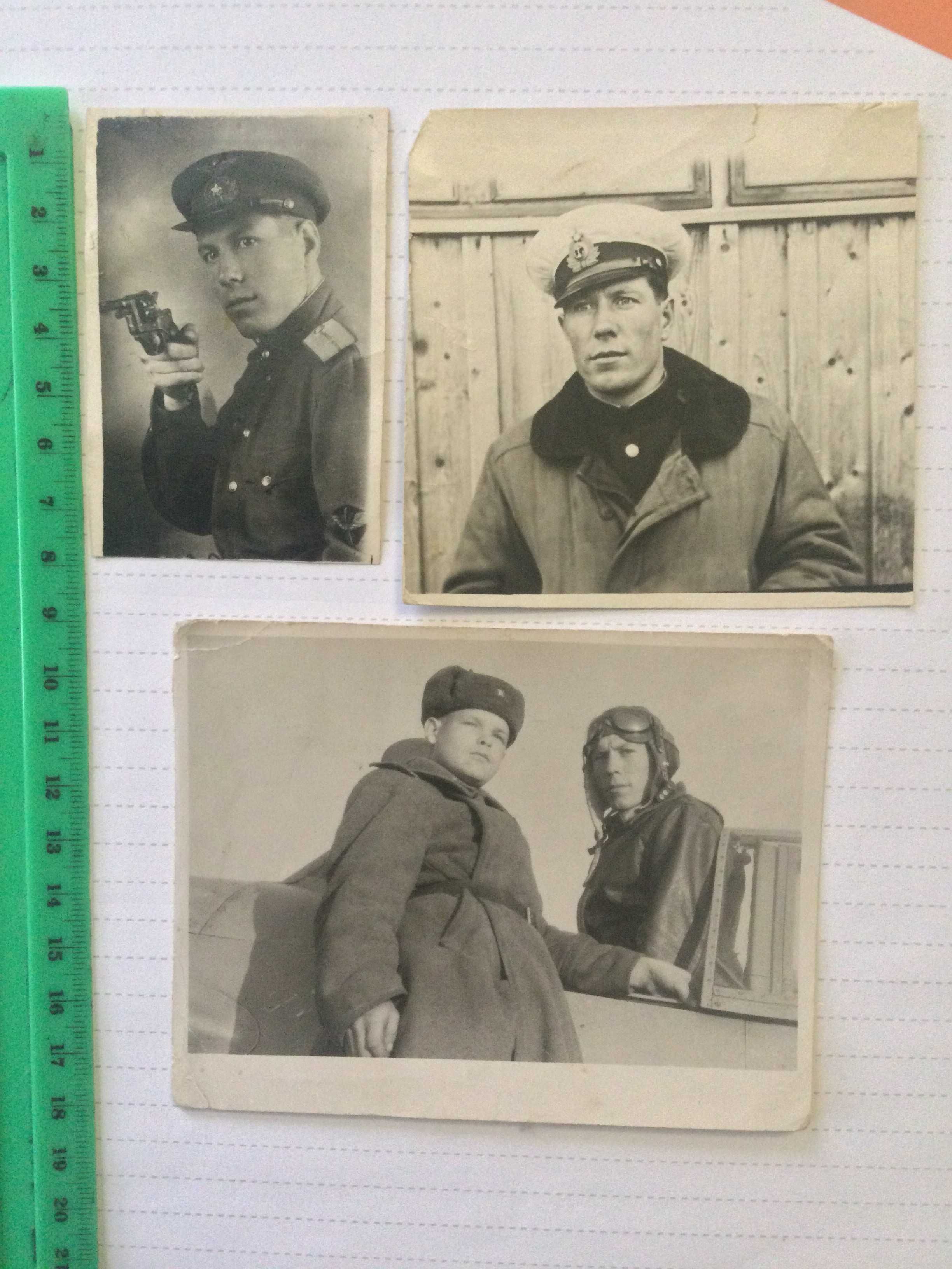 фотографии военного летчика морской авиации (5 шт.) СССР
