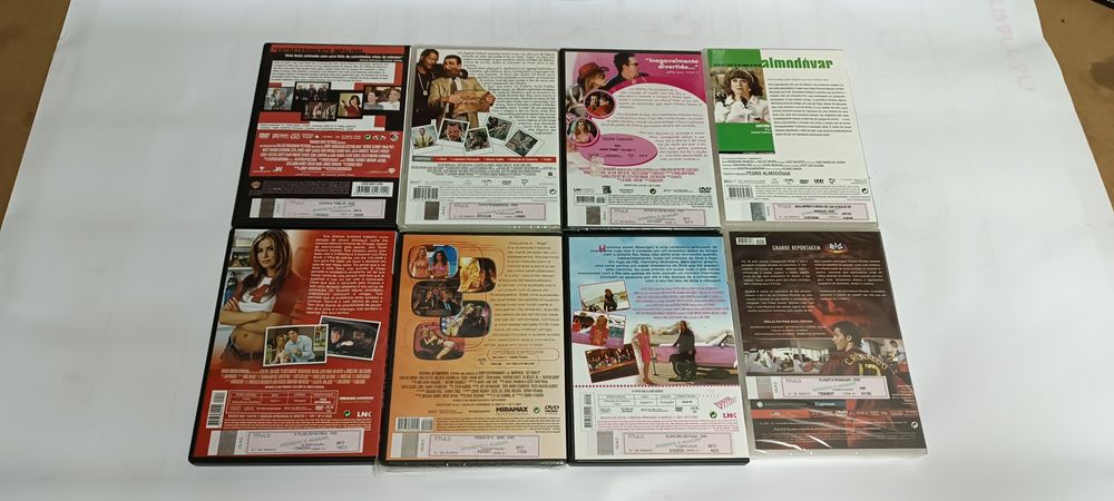 Pack 8 DVDs como novos