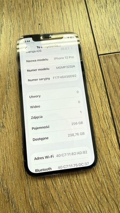 Iphone 12 pro 256 gb bateria 91%