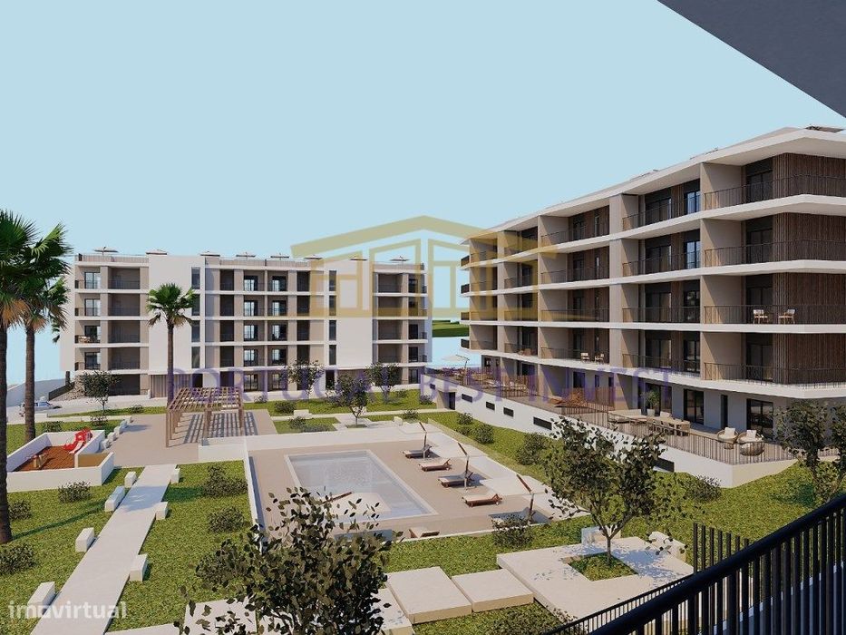 Apartamento T2 perto da praia em condomínio fechado em construção e...