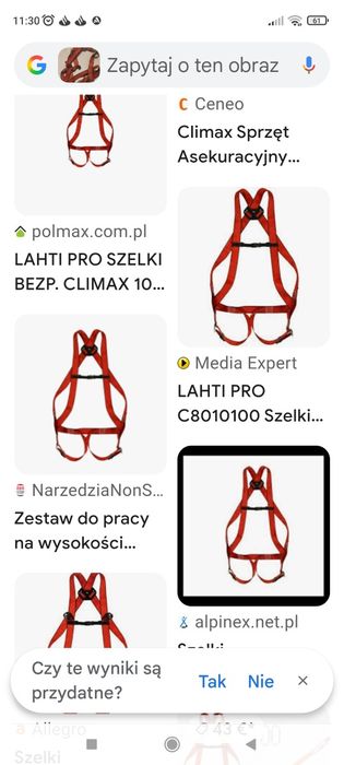 Szelki bezpieczeństwa