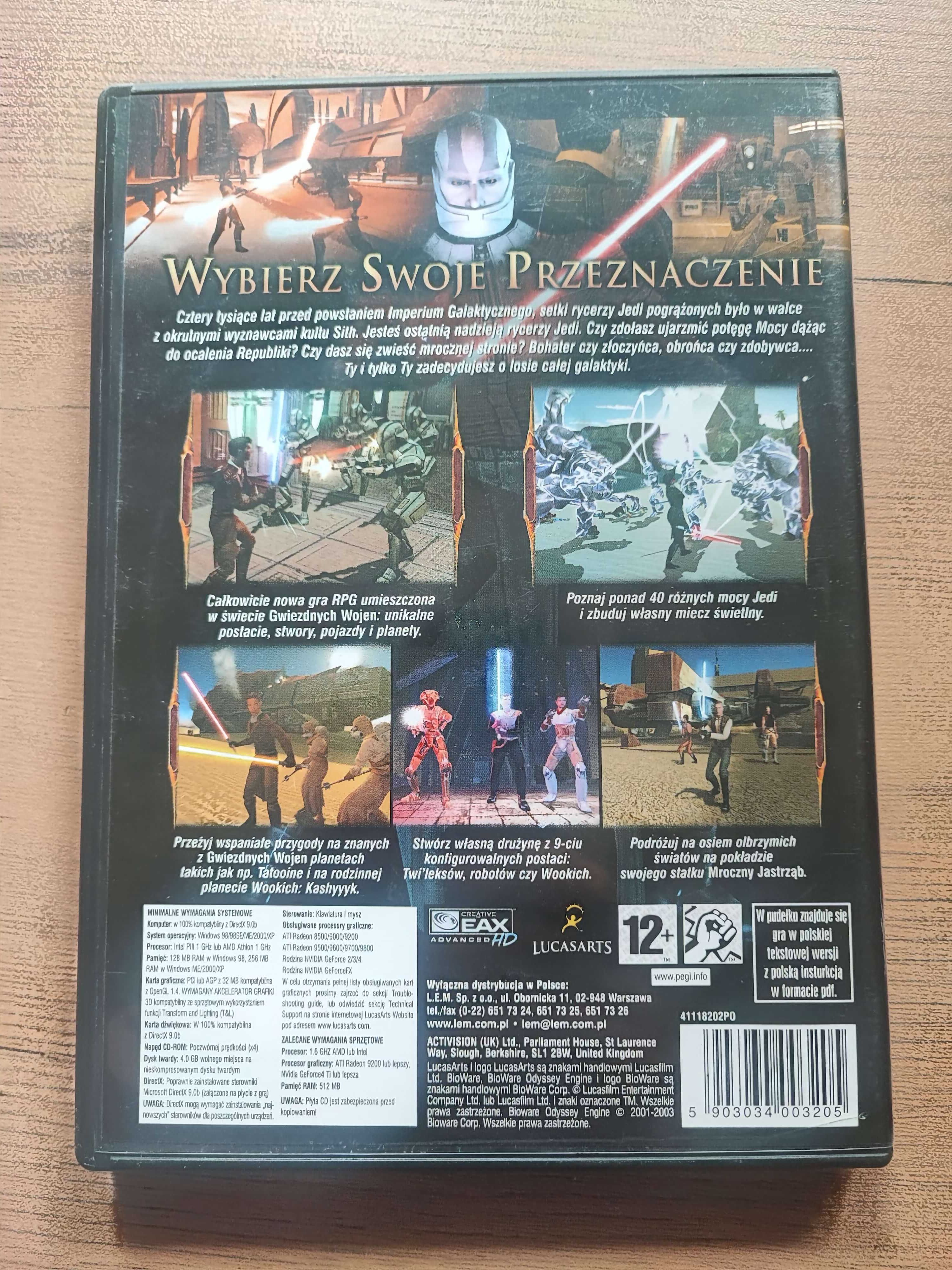 Gra PC Star Wars Knights of the old Republik
