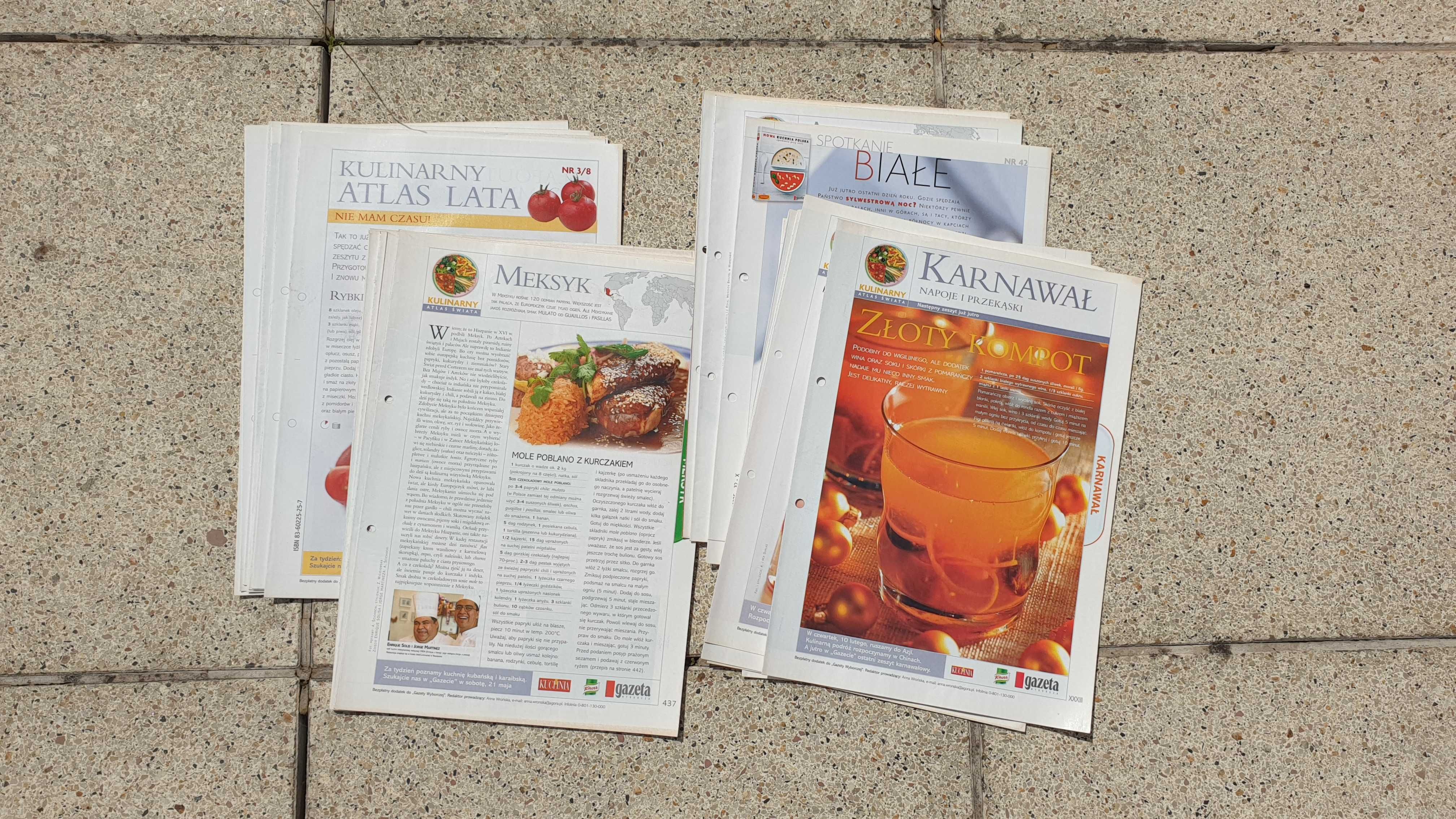pakiet książek i pism "jedzenie przepisy zdrowie"