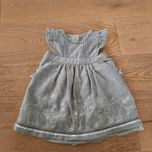 Sukienka wełniana szara vintage retro 80/86 cm