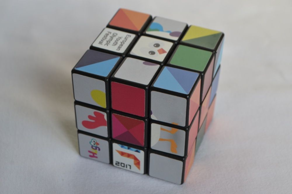 Головоломка "Кубик-Рубик" -приз 14 Европейского олимпийского фестиваля