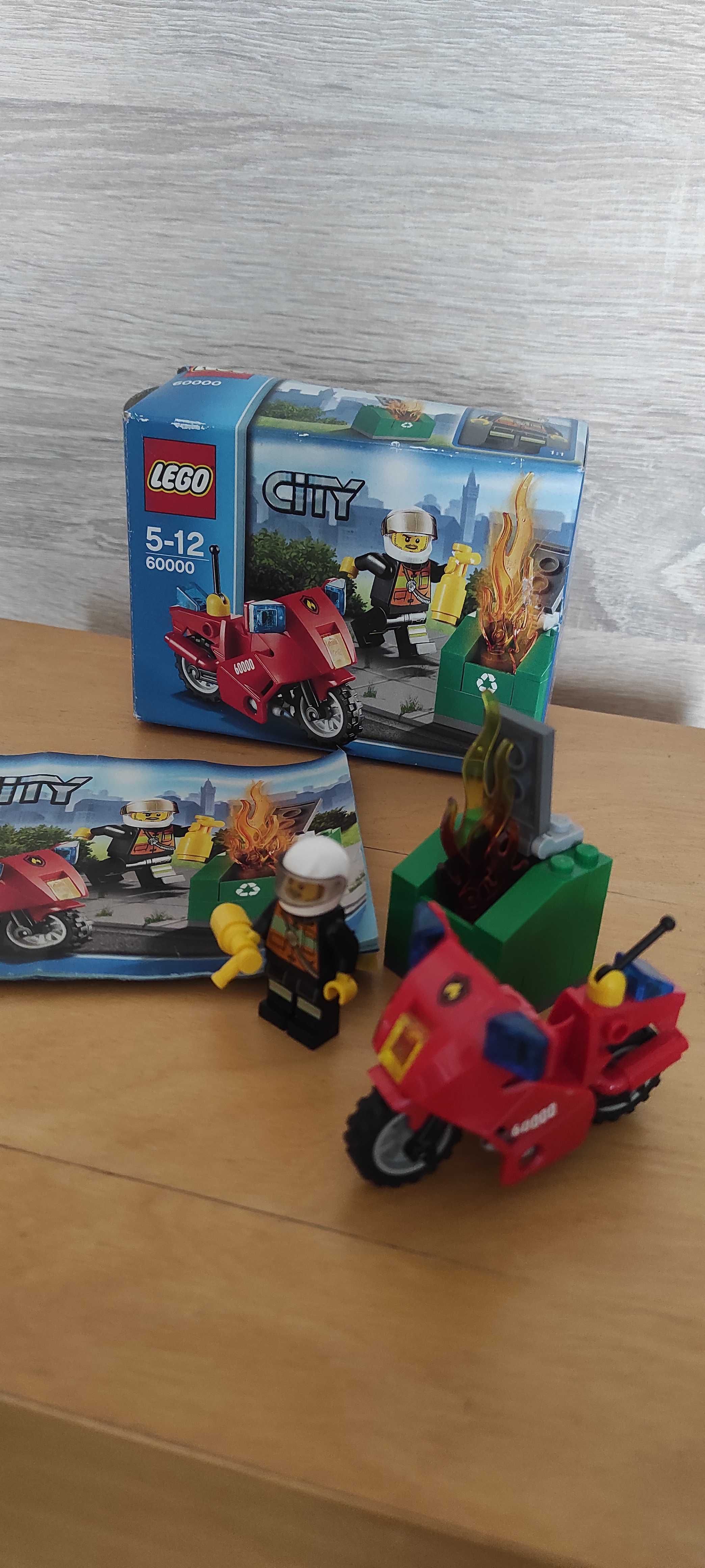 Lego 60000 City strażak zestaw instrukcja pudełko komplet